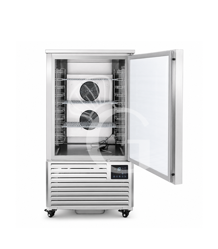 Abbattitore di temperatura professionale 10 Teglie GN 1/1 o 600x400, -18°/+3°C