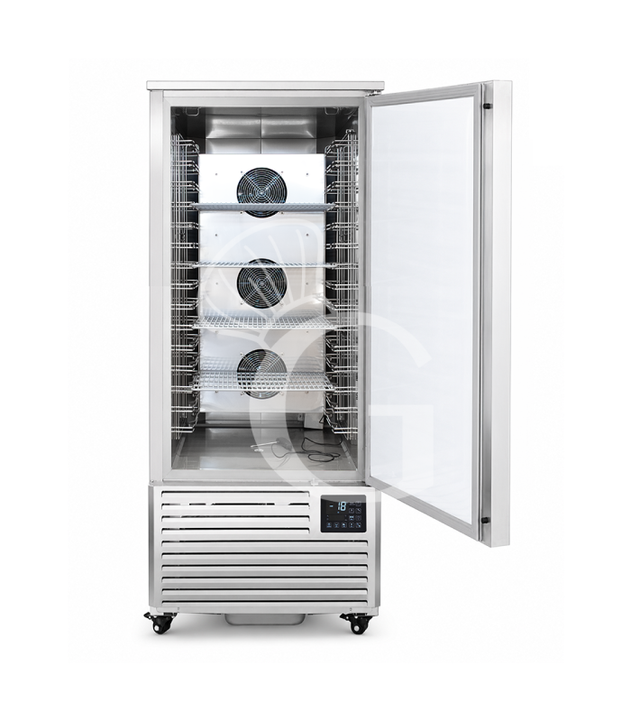 Abbattitore di temperatura professionale 15 Teglie GN 1/1 o 600x400, -18°/+3°C