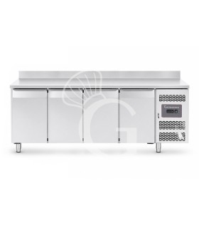 Tavolo Refrigerato 4 porte con alzatina 0°C/+8°C classe energetica A Profondità 700 mm