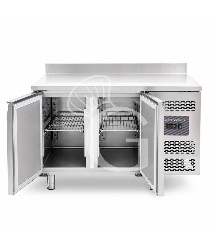 Tavolo Refrigerato 2 porte con alzatina 0°C/+8°C classe energetica A Profondità 700 mm