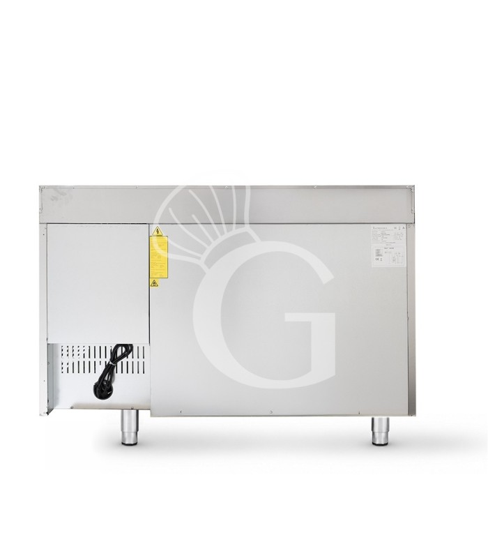 Tavolo Refrigerato 2 porte con alzatina 0°C/+8°C classe energetica A Profondità 700 mm
