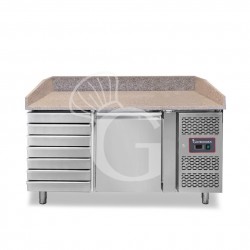 Banco Pizza 600x400 1 porta 7 cassetti 210 LT