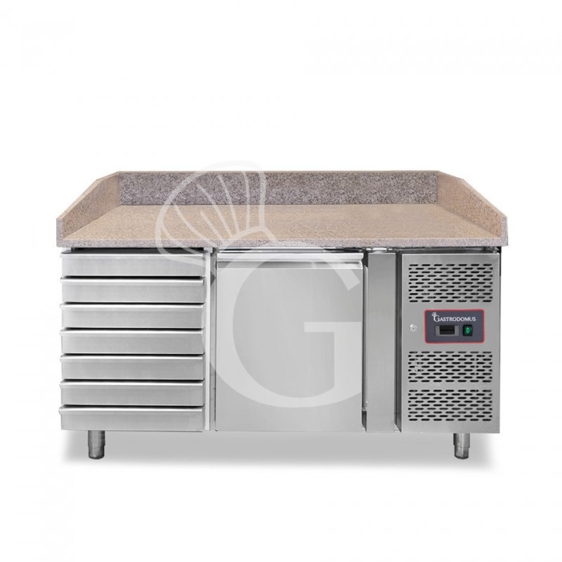 Banco Pizza 600x400 1 porta 7 cassetti 210 LT