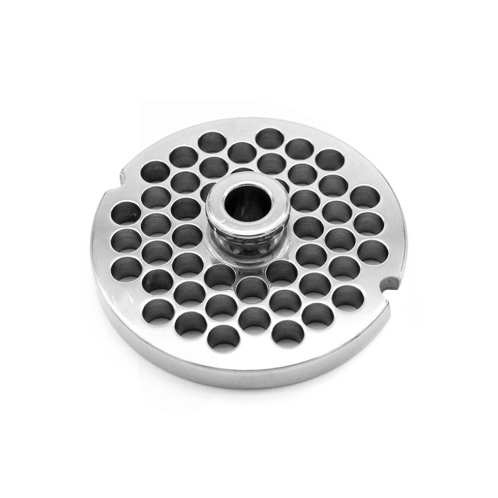 Piastra per tritacarne con fori Ø 8 mm