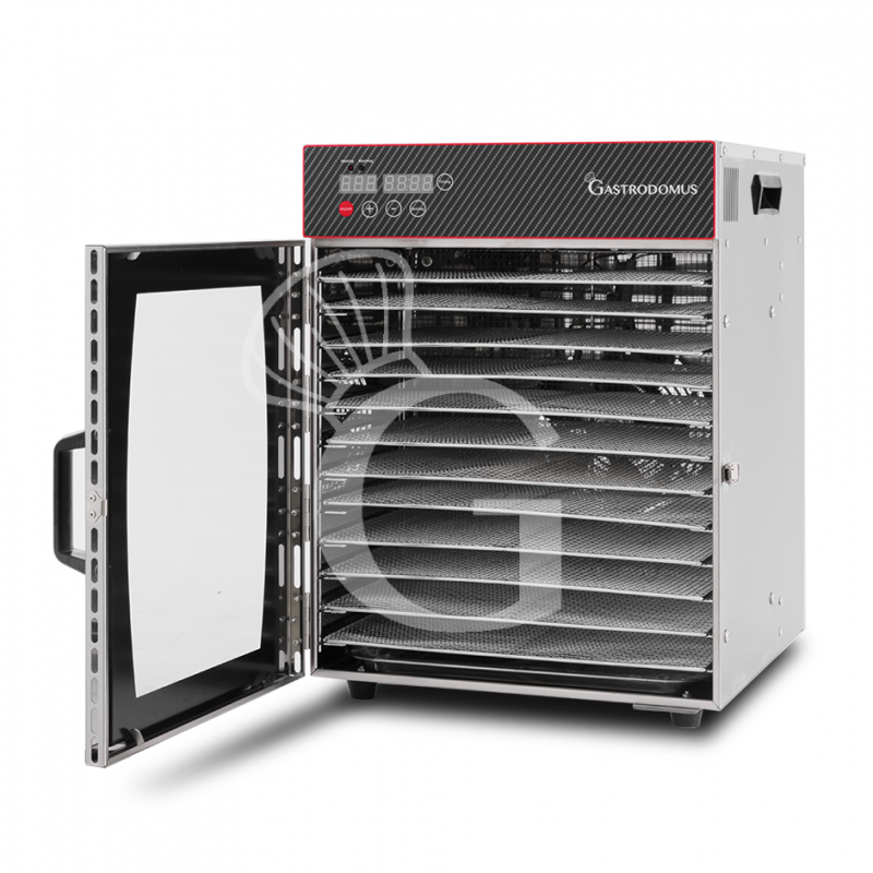 Essiccatore 1000 W con display digitale e 12 griglie - dimensioni L 400 mm x P 550 mmx H 460 mm