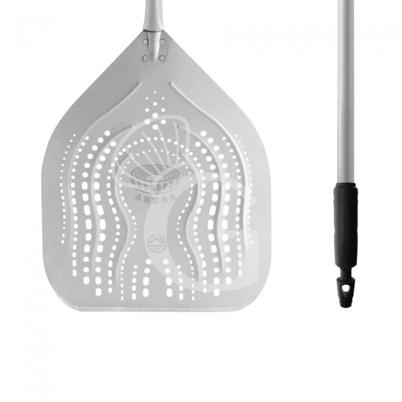 Pala per pizza per infornare Arena in alluminio L 410 mm H 800 mm