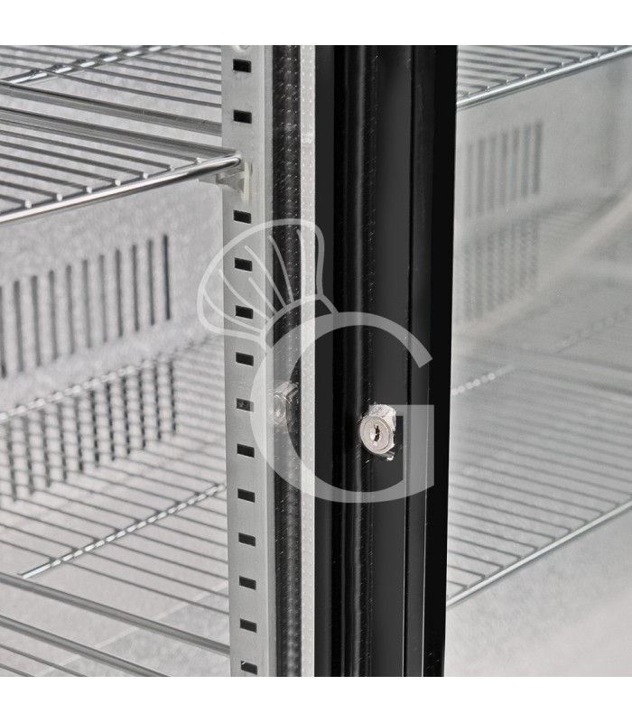 Vetrina frigo ventilata da banco o retrobanco orizzontale 3 porte scorrevoli 303 LT - temperatura 2°C/+10°C