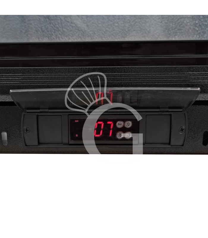 Vetrina frigo ventilata da banco o retrobanco orizzontale 3 porte scorrevoli 303 LT - temperatura 2°C/+10°C