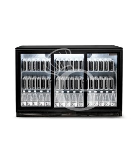 Vetrina frigo ventilata da banco o retrobanco orizzontale 3 porte scorrevoli 303 LT - temperatura 2°C/+10°C