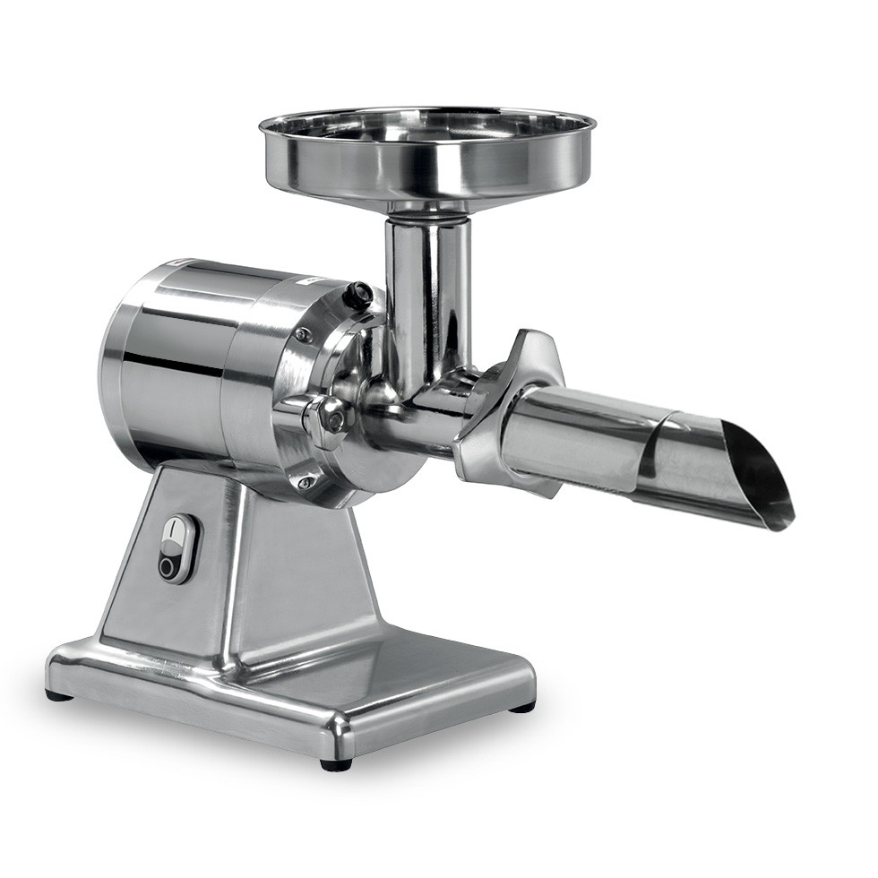 Passapomodoro Monofase gruppo macinazione inox 160 kg/h L 400 mm x P 290 mm x H 510 mm