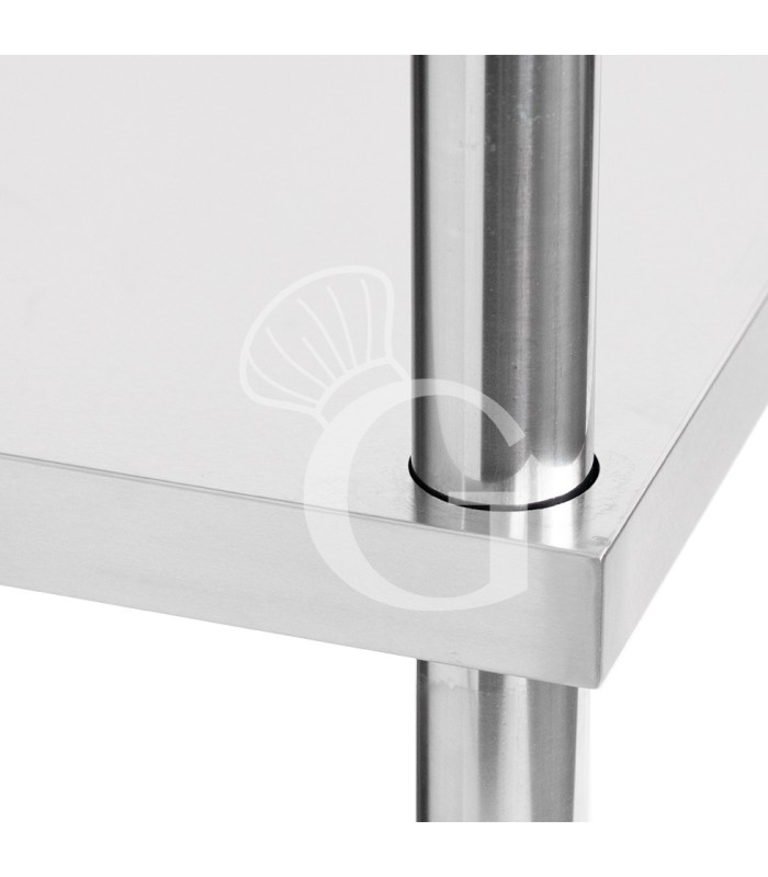 Scaffale Acciaio Inox 4 ripiani L 1200 x P 500 x H 2000 mm