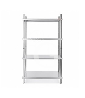 Scaffale Acciaio Inox 4 ripiani L 1400 x P 400 x H 2000 mm