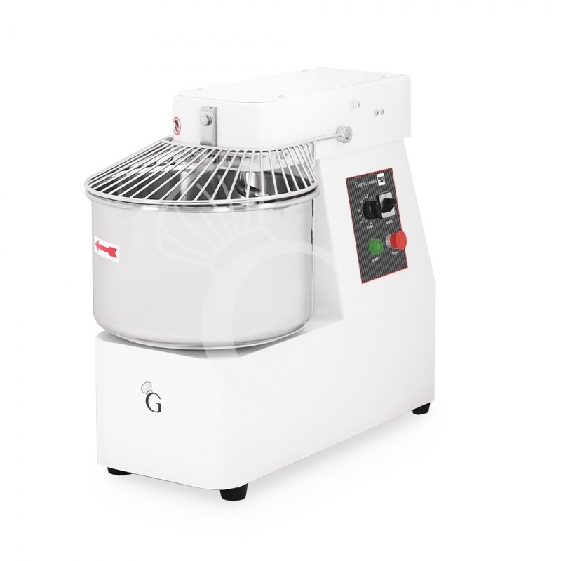 Impastatrice a testa e vasca fisse - 30 LT - Trifase - 2 velocità
