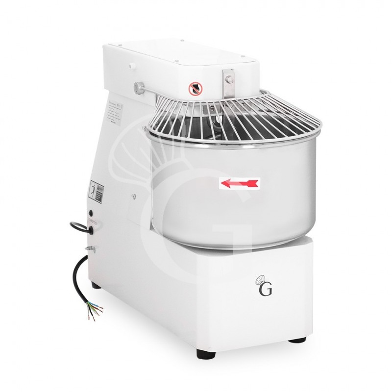 Impastatrice a testa e vasca fisse - 30 LT - Trifase - 2 velocità