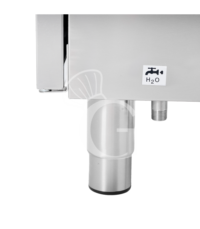Cuocipasta a gas professionale su mobile chiuso 1 vasca 40 LT L 400 mm x P 700 mm x H 850 mm