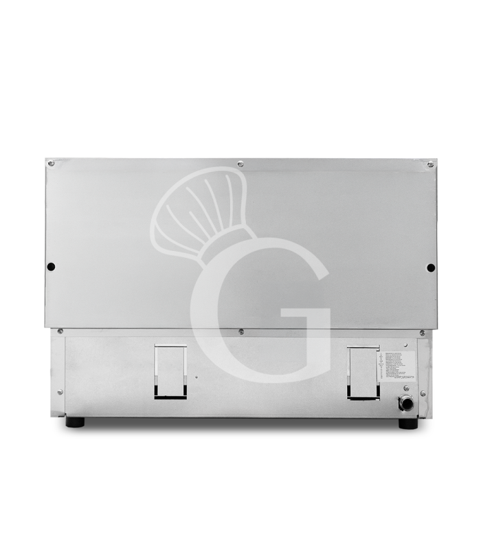 Friggitrice Professionale da banco a gas 2 vasche 8 LT + 8 LT 13600 W
