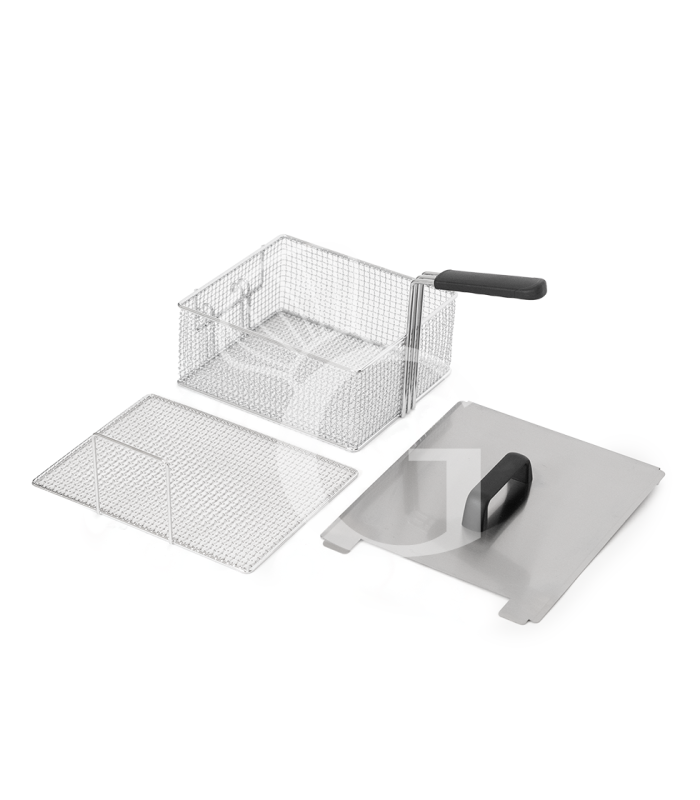 Friggitrice Professionale da banco a gas 2 vasche 8 LT + 8 LT 13600 W