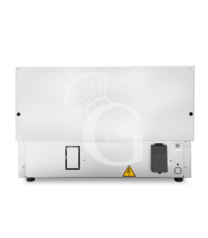 Friggitrice Industriale elettrica da banco 2 vasche 10 + 10 LT 15 Kw Trifase - P 600 mm