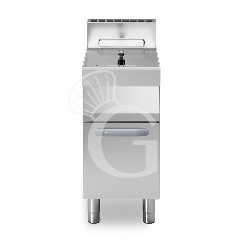 Friggitrice Professionale a gas su armadio chiuso 1 vasca 13 LT 11 Kw