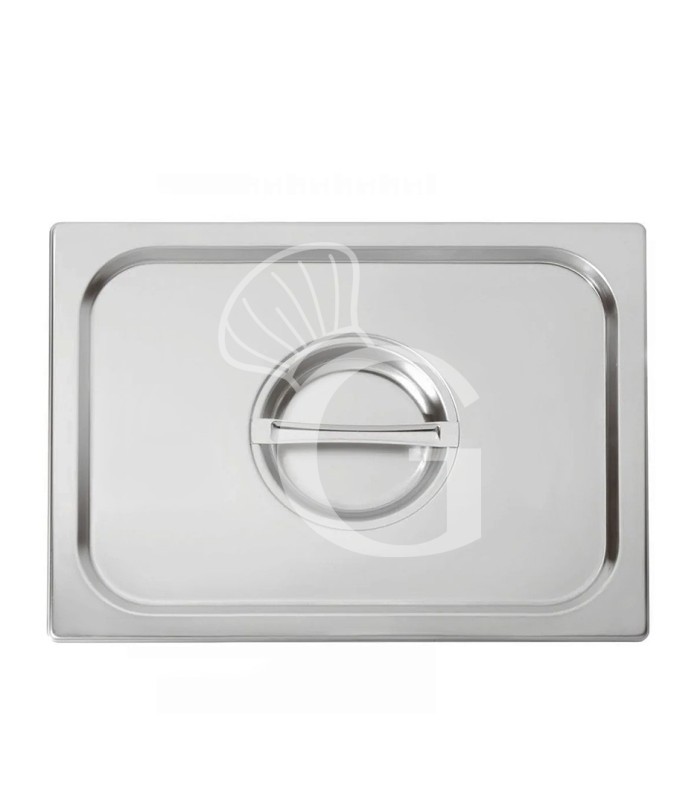 Coperchio in acciaio inox GN1/1 L 530 mm x P 325 mm