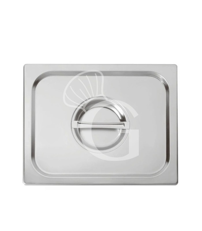 Coperchio in acciaio inox GN2/3 L 353 mm x P 325 mm