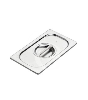 Coperchio in acciaio inox a tenuta GN1/4 265 mm x 162 mm