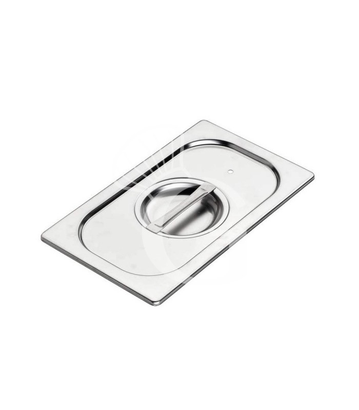Coperchio in acciaio inox a tenuta GN1/4 265 mm x 162 mm