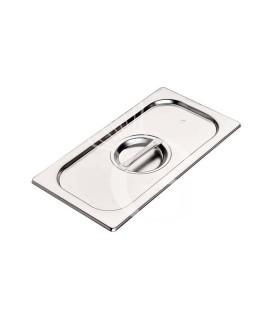 Coperchio in acciaio inox a tenuta GN1/3 325 mm x 175 mm