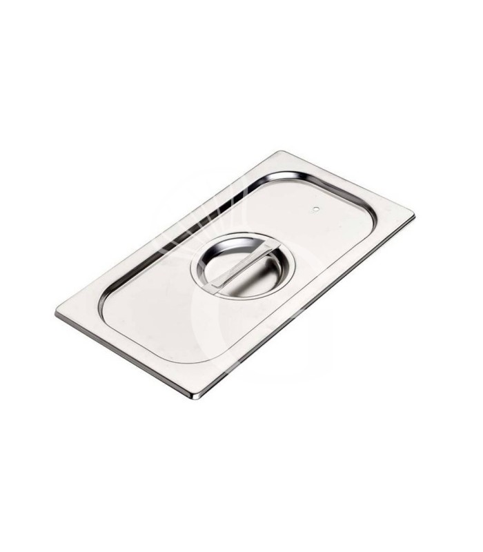 Coperchio in acciaio inox a tenuta GN1/3 325 mm x 175 mm