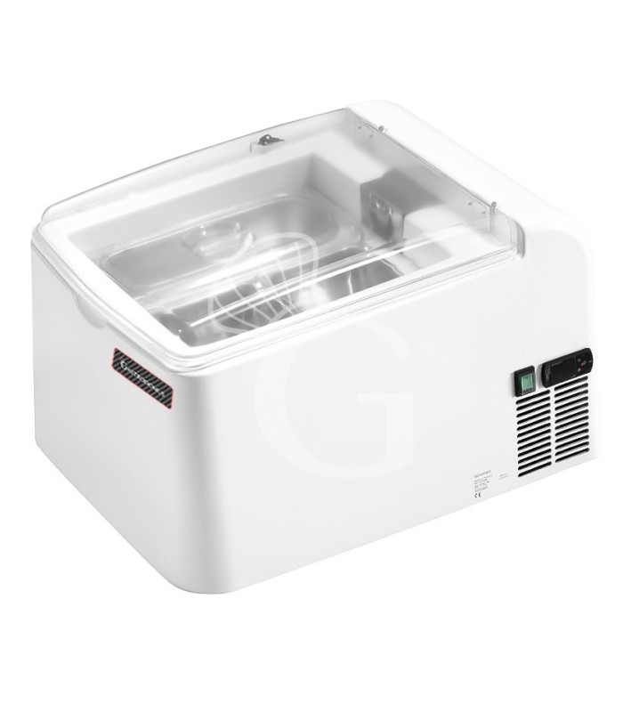 Refrigeratore Da Banco per Gelato 0/-22°C - L 505 mm x P 680 mm x H 400 mm
