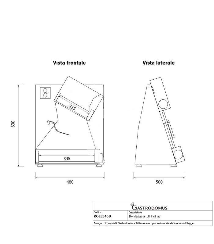 Kit pizzeria con forno elettrico, banco pizza, impastatrice 32 L, stendipizza, affettatrice e set pale.