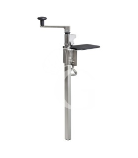 Apriscatole da banco in acciaio inox professionale - H max barattoli 400 mm