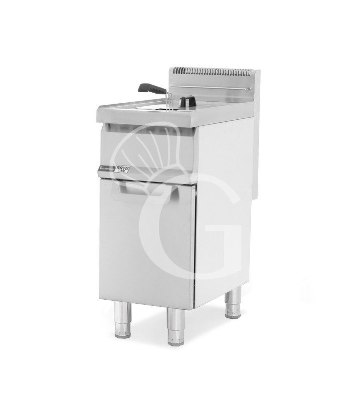 Kit Cottura Professionale per Ristorante – Forno gastronomia, Cucina a gas 4 fuochi e Friggitrice a gas 20 Litri
