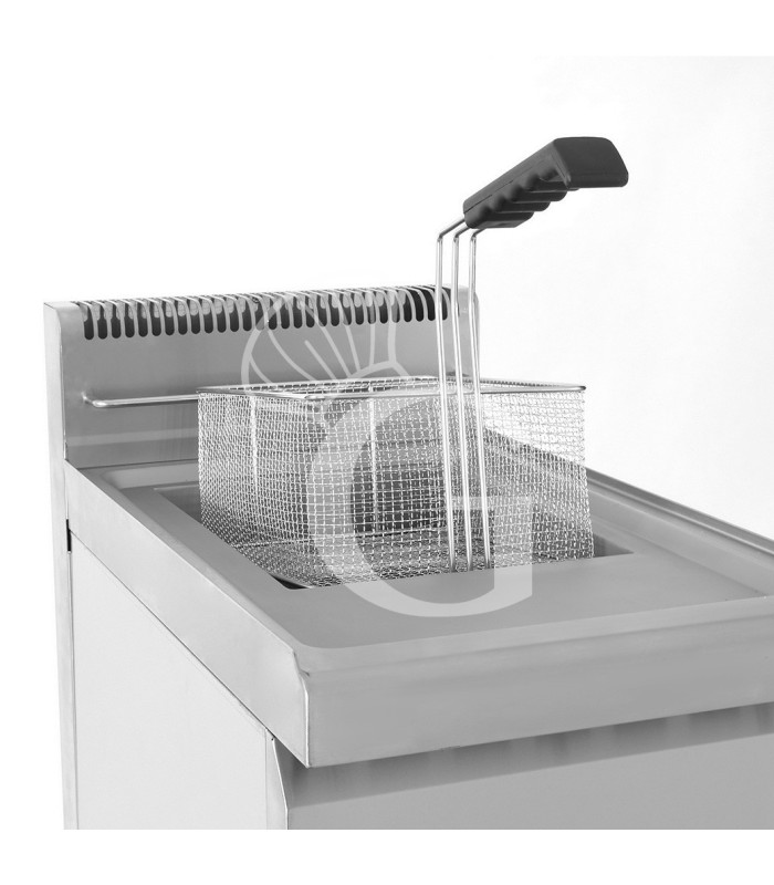 Kit Cottura Professionale per Ristorante – Forno gastronomia, Cucina a gas 4 fuochi e Friggitrice a gas 20 Litri