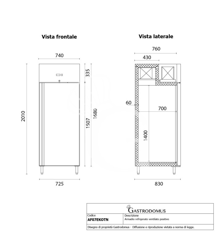Kit Stoccaggio professionale per Ristorante – Armadio Refrigerato 650 L, Scaffale Inox 4 ripiani e Abbattitore digitale 5 Teglie
