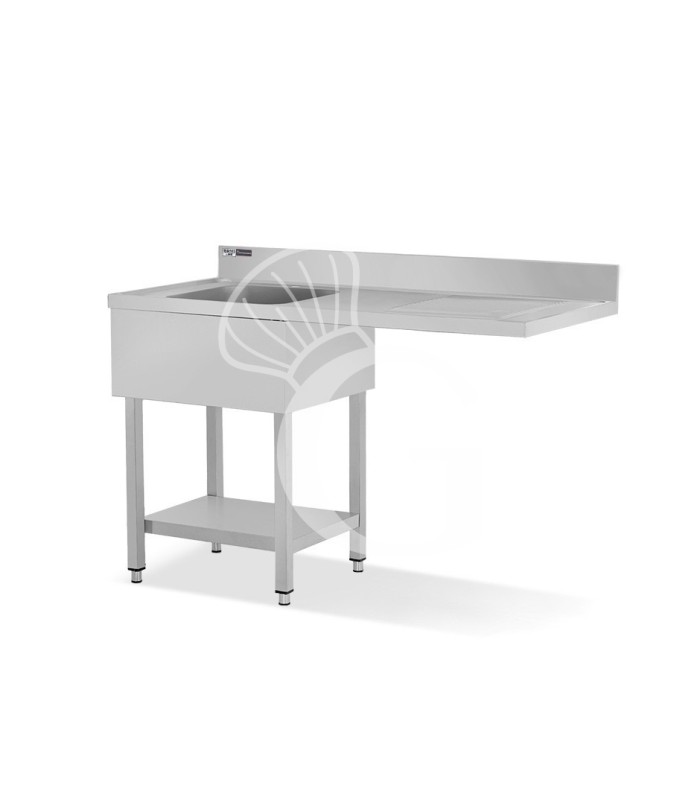 Kit Lavaggio Professionale per Ristorante – Lavello con Vano Lavastoviglie, Lavastoviglie 50×50 e Gruppo doccia con rubinetto