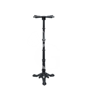 Base decorata in ghisa verniciata 3 gambe, altezza 108 cm