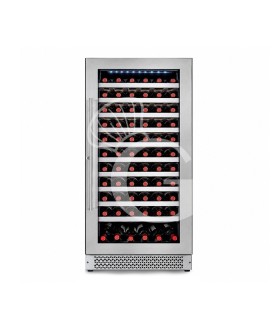Cantina Vino Ventilata porta inox 270 LT 10 ripiani 71 bottiglie +5°C/+18°C