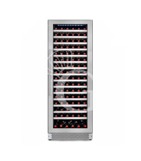 Cantina Vino Ventilata porta inox 388 LT 15 ripiani 101 bottiglie +5°C/+18°C