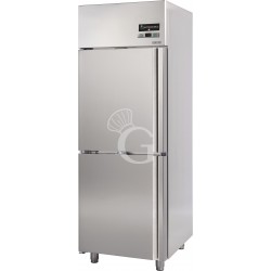 Armadio refrigerato in inox 2 porte – Ventilato - 600 Lt - Temperatura -18°/-22°C