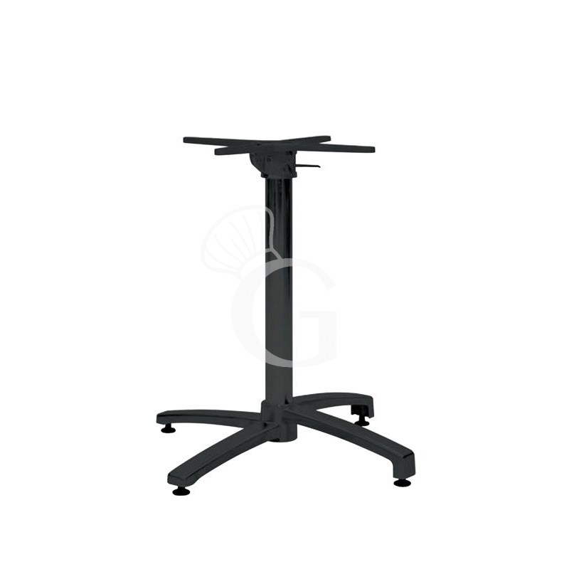 Base pieghevole in alluminio altezza 72 cm