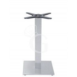 Base in acciaio inox satinato altezza 730 mm