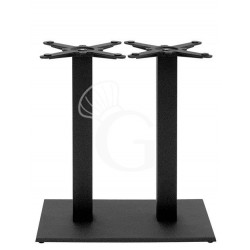 Base doppia in ghisa verniciata altezza 72cm