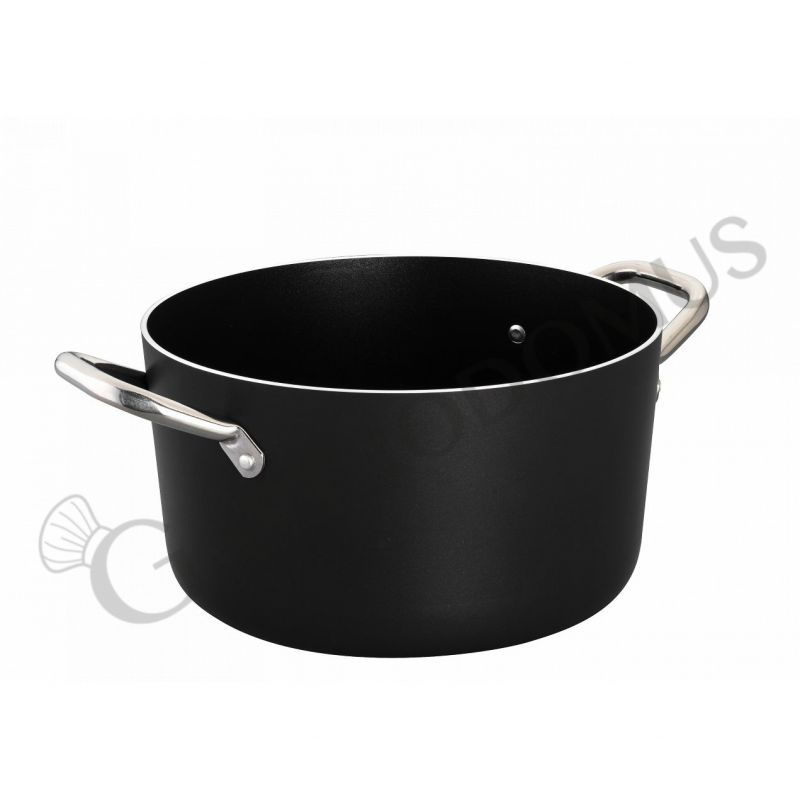 Kasserolle / Kochtopf (3,3 Liter), hoch, Aluminium, Antihaftbeschichtung, Induktionsboden, Ø 200 mm, H 110 mm Kasserolle / Kochtopf (3,3 Liter), hoch, Aluminium, Antihaftbeschichtung, Induktionsboden, Ø 200 mm, H 110 mm