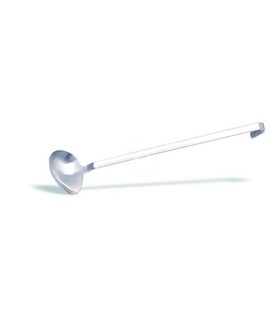 Mestolo monoblocco obliquo manico L 370 mm e L totale 410 mm