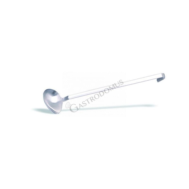 Mestolo monoblocco obliquo manico L 370 mm e L totale 410 mm Mestolo monoblocco obliquo manico L 370 mm e L totale 410 mm
