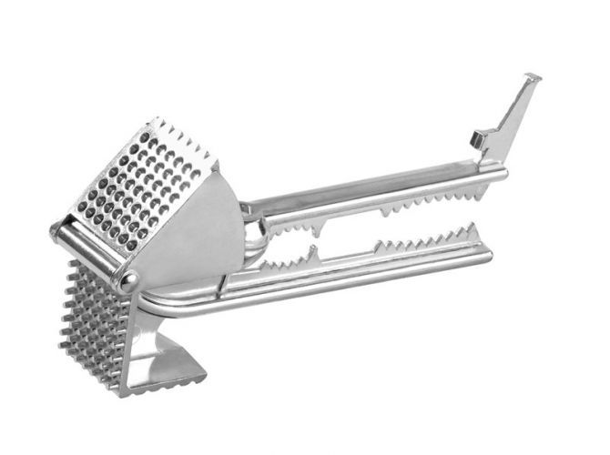 Pressa aglio in acciaio inox L 200 mm x P 40 mm x H 90 mm