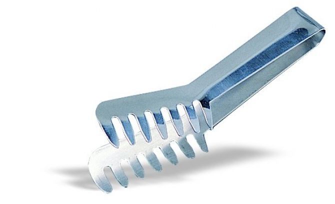 Pinza spaghetti in acciaio inox L 190 mm