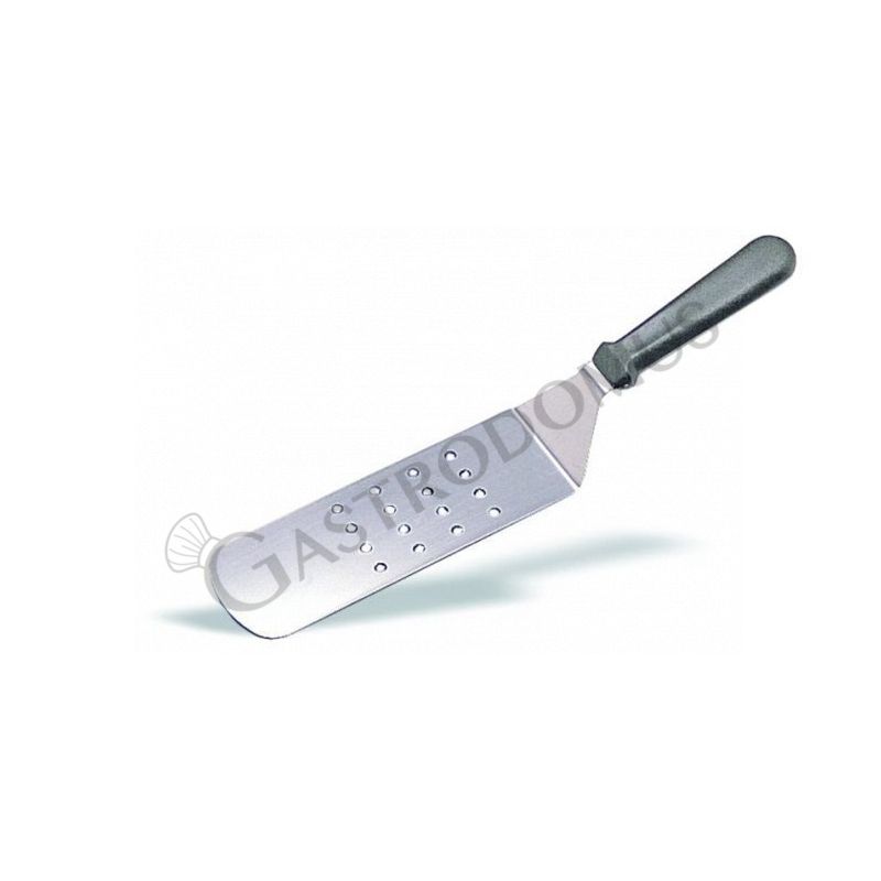 Spatola forata acciaio inox con lama L 230 mm x H 75 mm Spatola forata acciaio inox con lama L 230 mm x H 75 mm