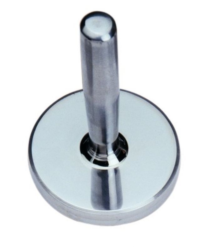 Batticarne in acciaio inox diametro 80 mm e peso 0,8 Kg